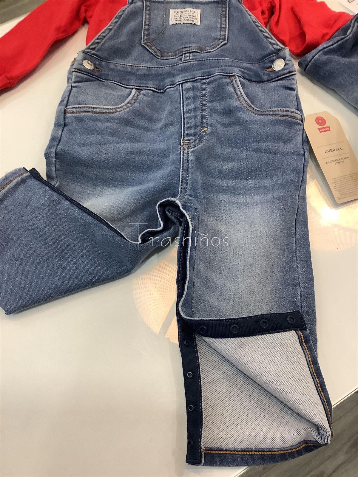 Peto vaquero bebé Levi's Levis Monos y petos